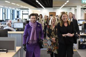 HRH The Princess Royal at Ballykelly House